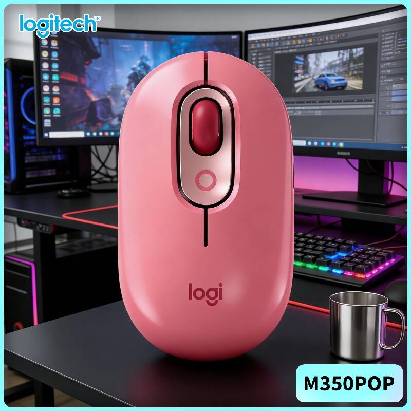 Gaming Console Logitech - فأرة لوجيتك POP صديقة للبيئة مصنوعة