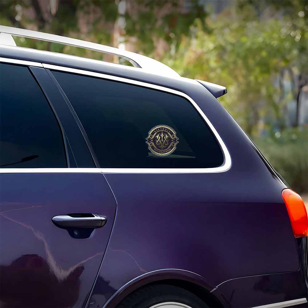 Gaming Console Car - ملصقات سيارة ZZZ Victoria Housekeeping، شعار