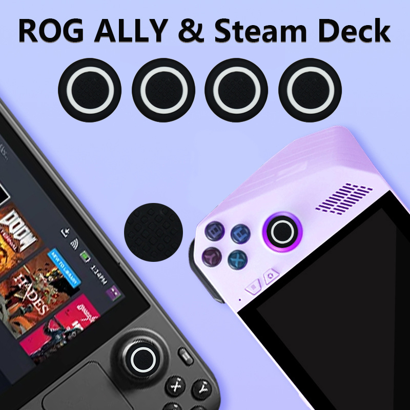 Console Gaming Steam - 4 قطع من أغطية عصا التحكم