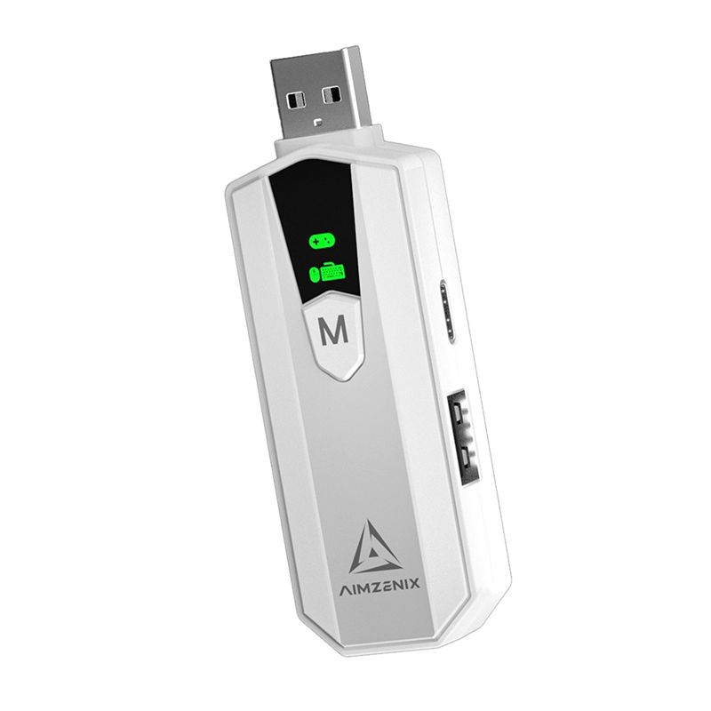 Gaming Console Or Pc - محول لوحة مفاتيح وماوس ABUO-AIMZENIX AX200PRO