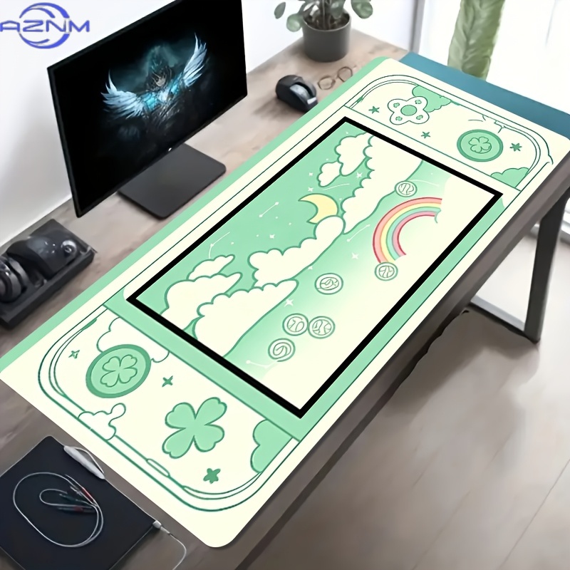 Gaming Console Cloud - لوحة ماوس كبيرة الحجم للألعاب الإلكترونية،