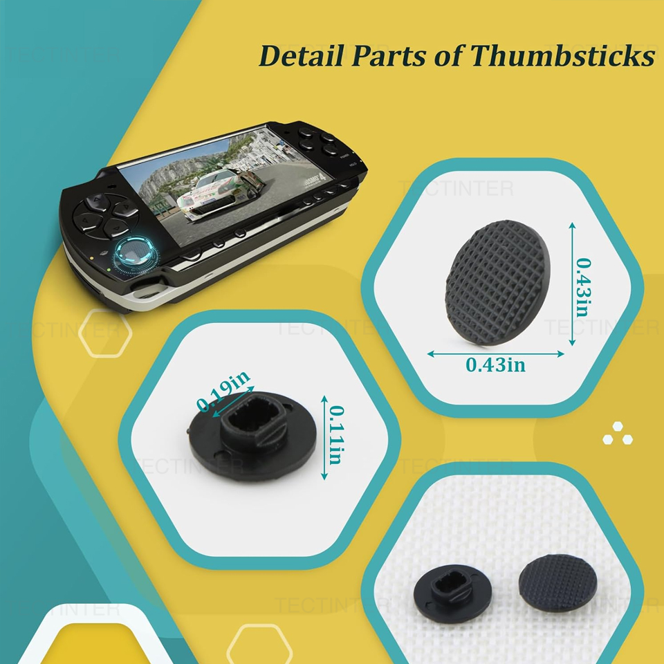 قطع غيار بديلة لإصلاح غطاء عصا - مراجعة Gaming Console Psp وسعره