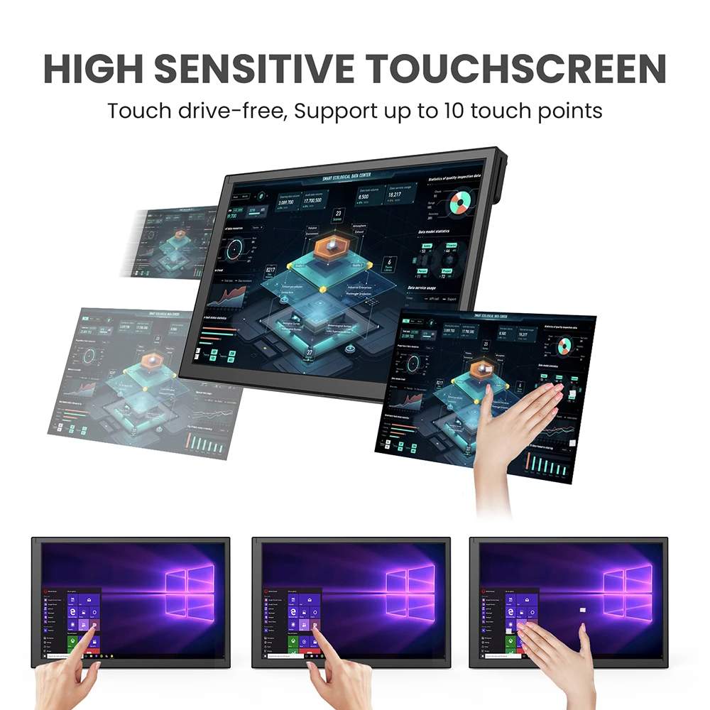 شاشة لمس سعوية من Eyoyo مقاس 1 - مراجعة Gaming Console And Monitor وسعره