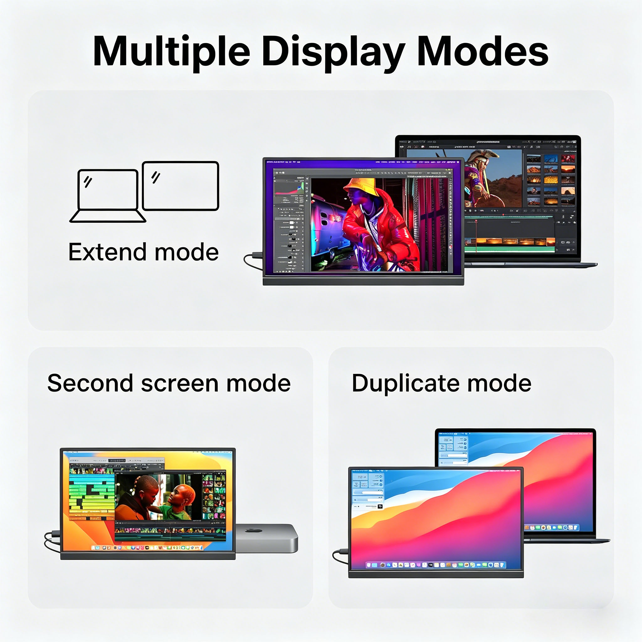 شاشة محمولة مقاس 15.6 بوصة بدق - مراجعة Gaming Console And Monitor وسعره