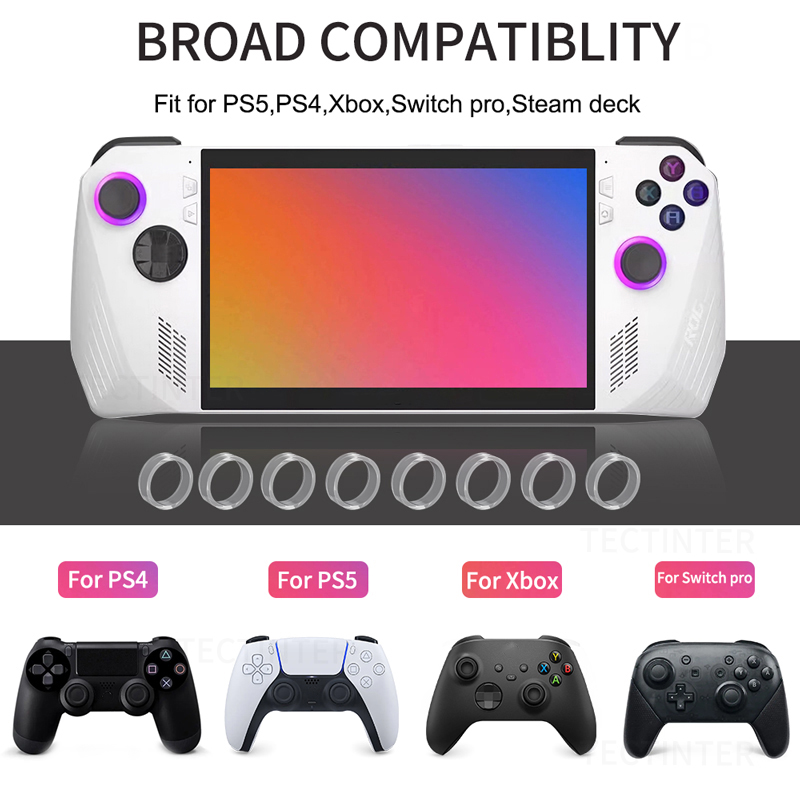 4/8 قطع حلقات مطاطية واقية مرن - مراجعة Gaming Console Best وسعره