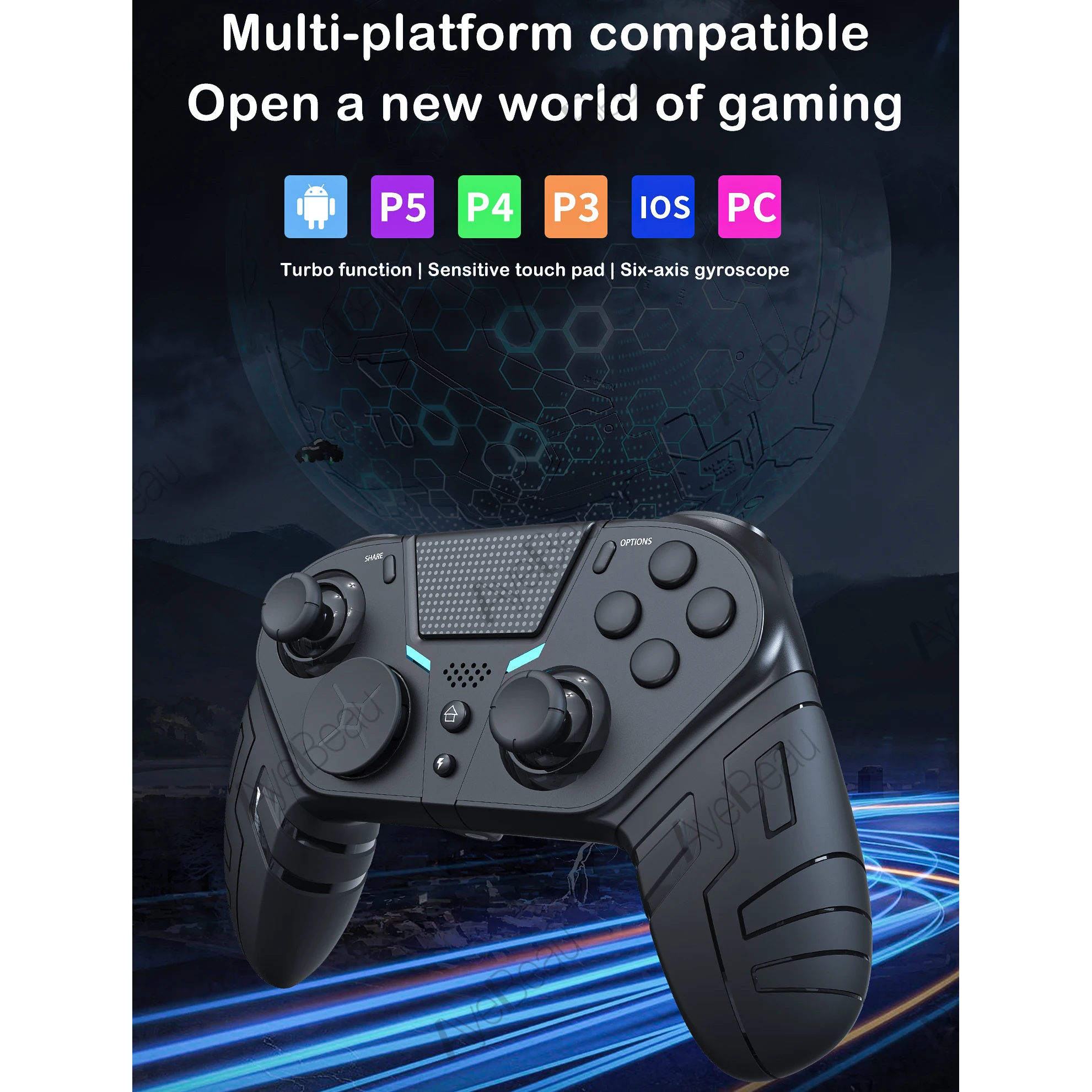 وحدة تحكم USB سلكية بلوتوث لاس - مراجعة Gaming Console Or Pc وسعره
