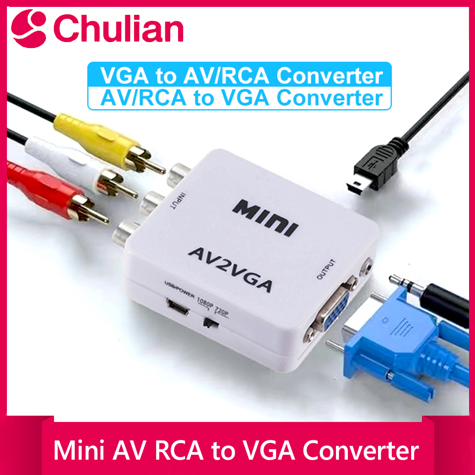 محول VGA إلى AV بدقة 1080P مع  - مراجعة Gaming Console Or Pc وسعره