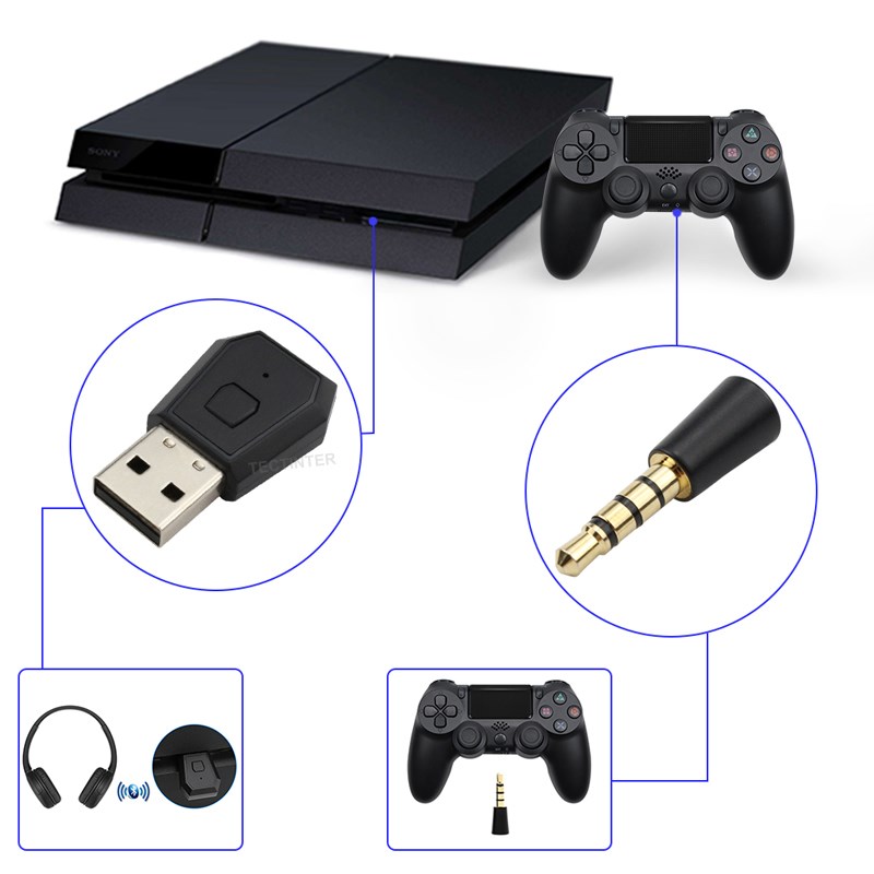 محول USB لاسلكي لوحدة تحكم PS4 - مراجعة Gaming Console Best وسعره