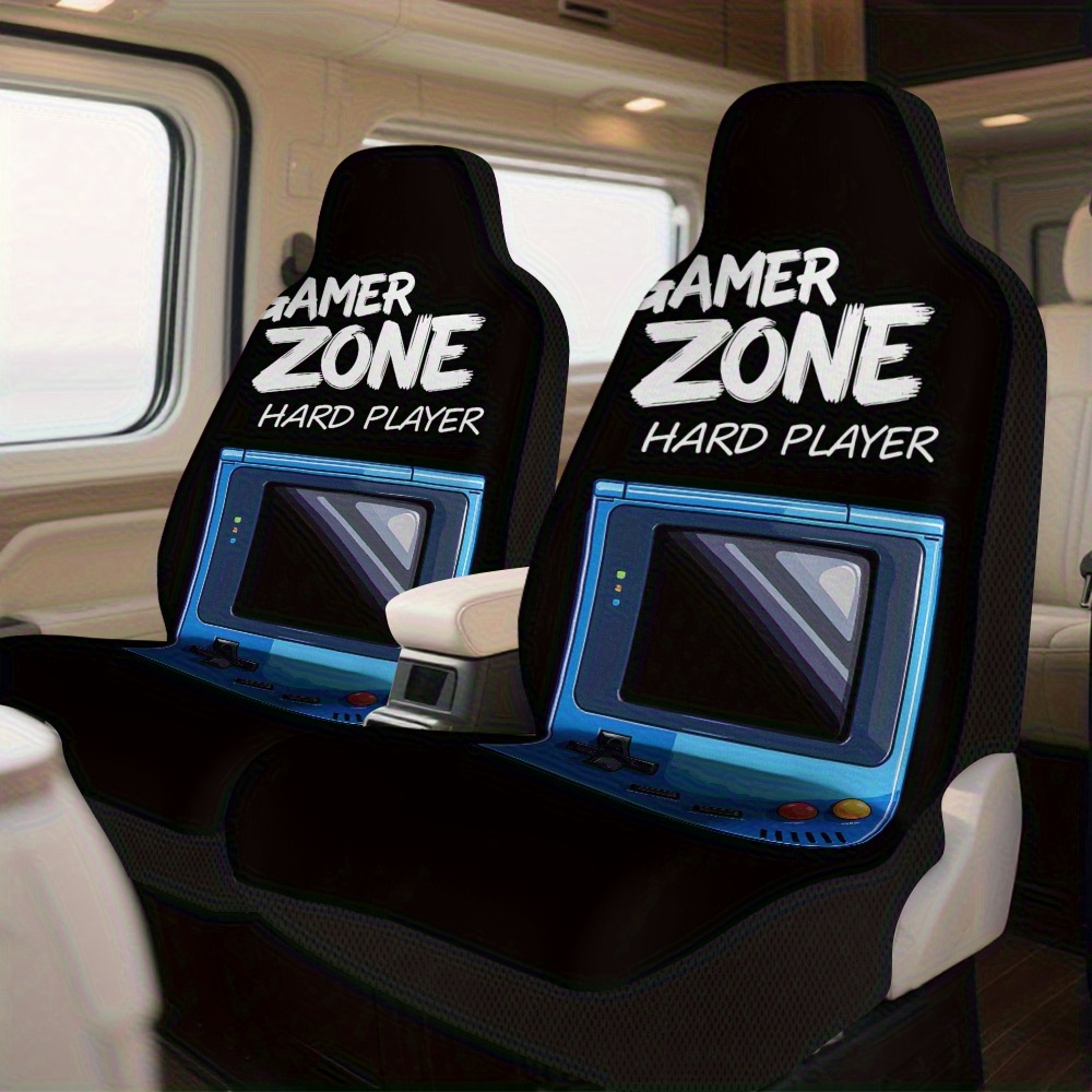 قطعتان، أغطية مقاعد سيارة أنيق - مراجعة Gaming Console Car وسعره