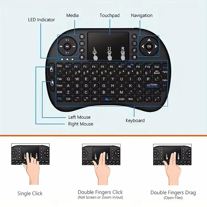 لوحة مفاتيح لاسلكية مع ماوس هو - مراجعة Gaming Console Or Pc وسعره